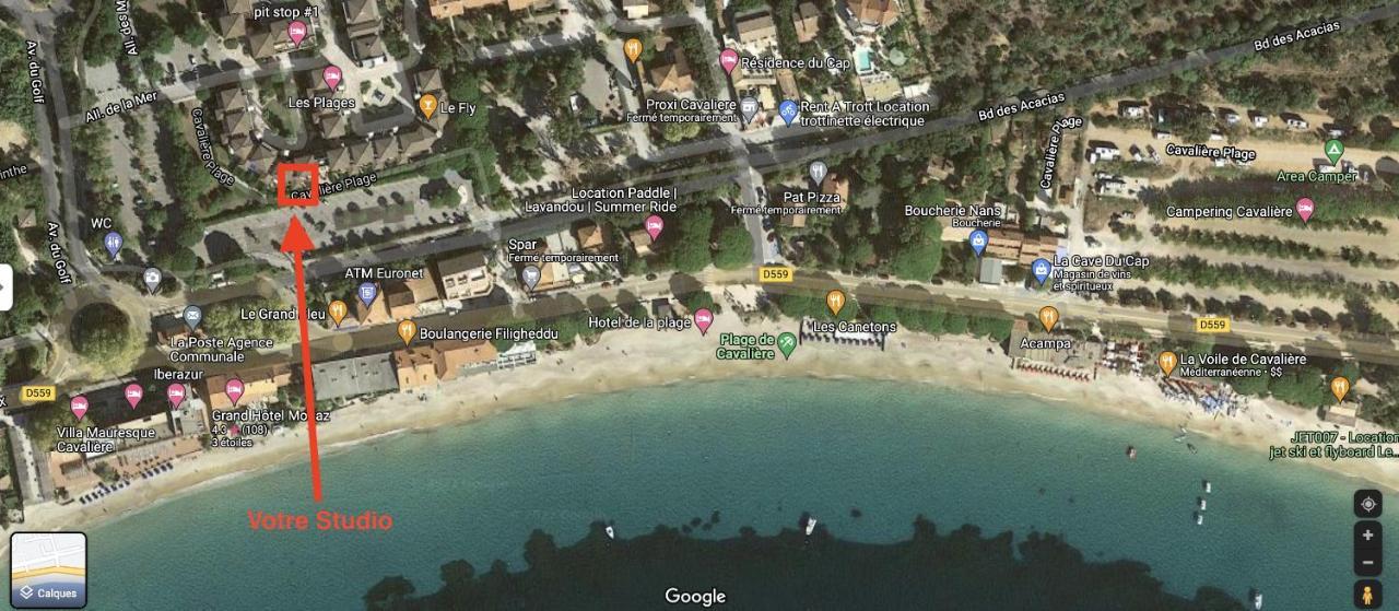 Magnifique Studio A 50M De La Plage De Cavaliere - Studio Tamarindo ル・ラヴァンドゥー エクステリア 写真